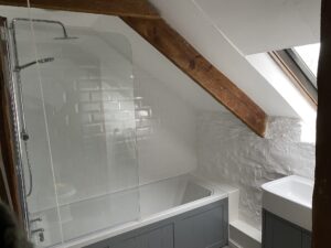 Shower over bath
